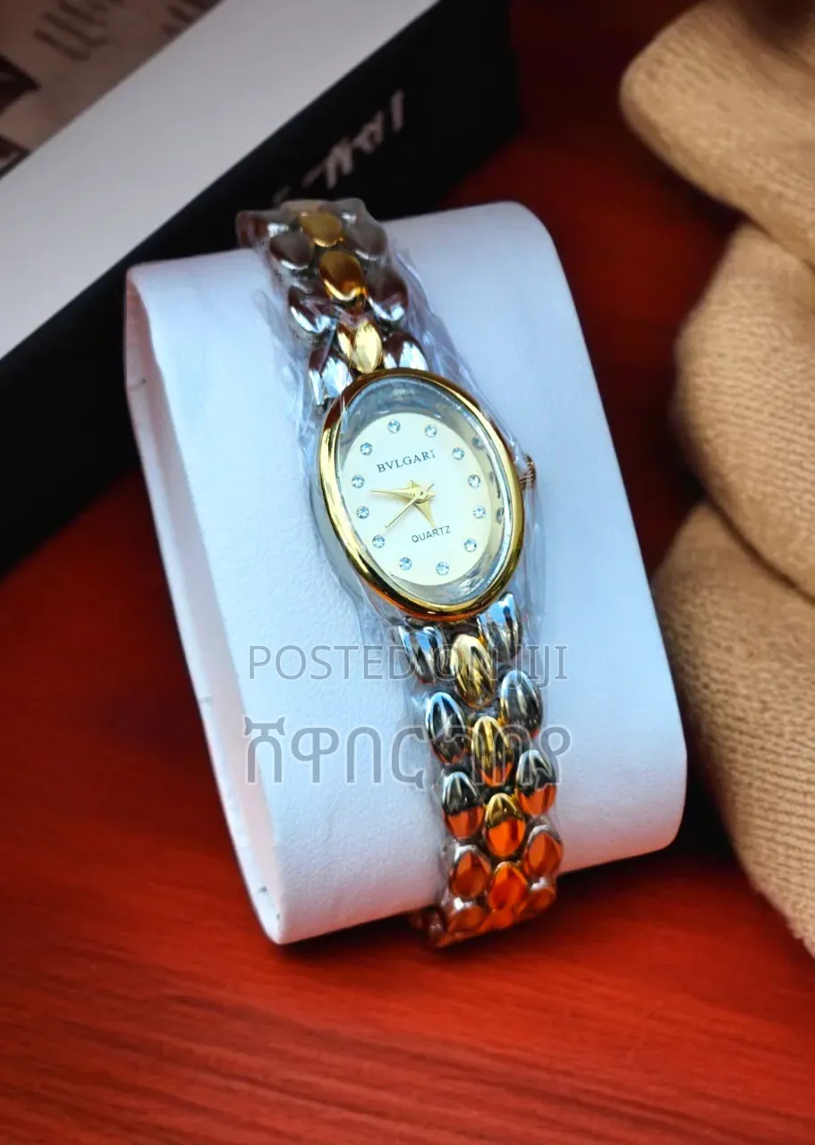 Bvlgari Two-Tone Gold and Silver Luxury Women's Watch - Quartz
