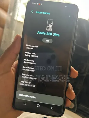 Samsung Galaxy S20 Ultra 128 GB Black