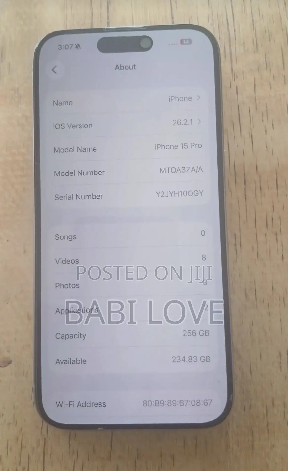 Apple iPhone 15 Pro 256 GB