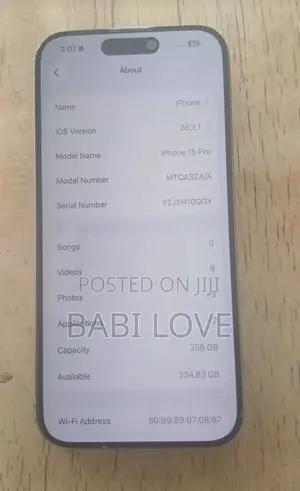 Apple iPhone 15 Pro 256 GB