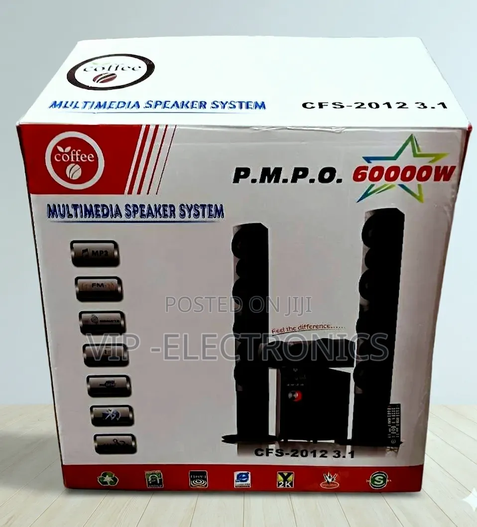 Coffee Multimedia Speaker System: 3.1ch
