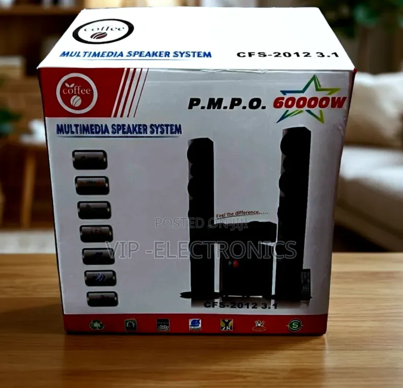 Coffee Multimedia Speaker System: 3.1ch