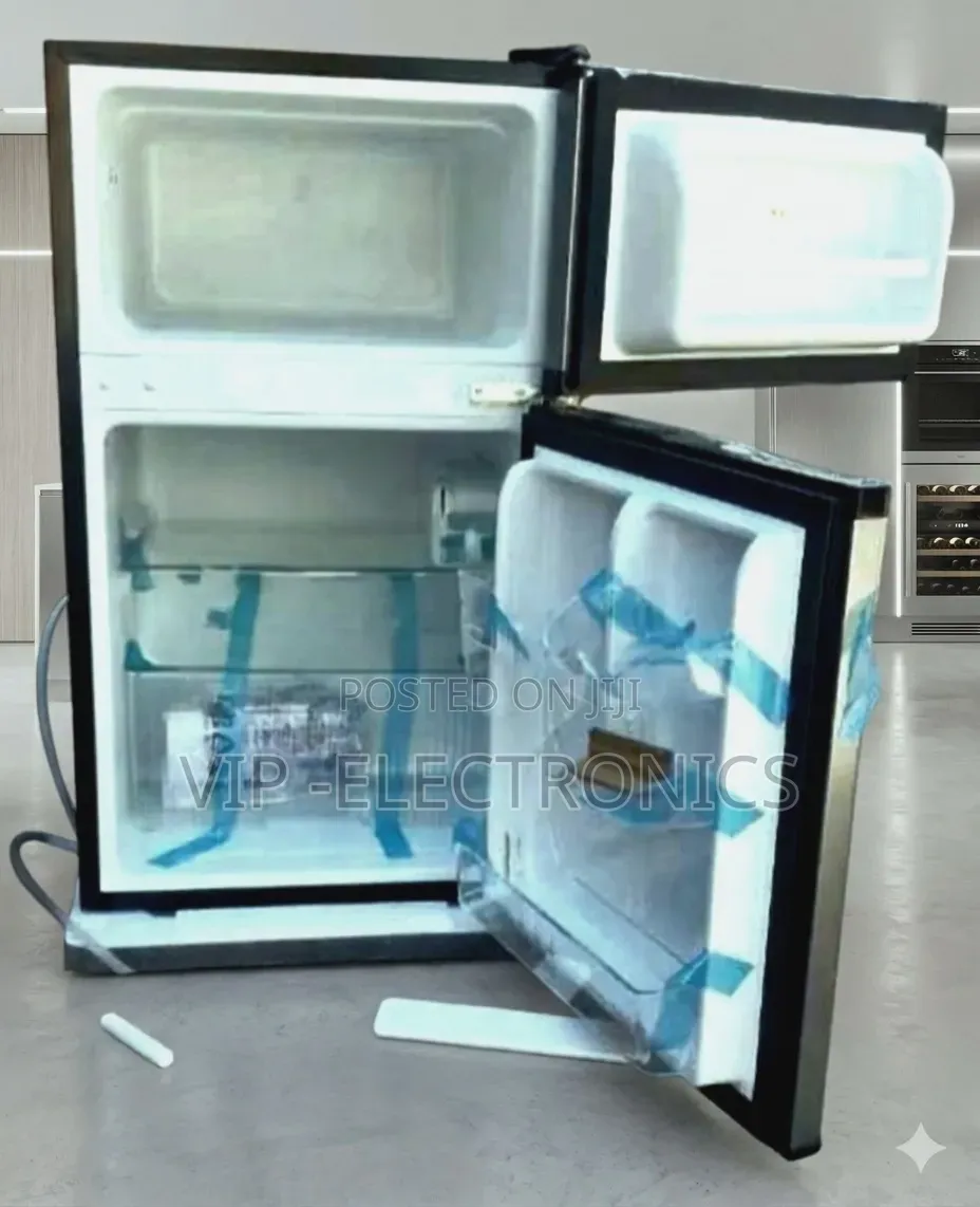 Midea Mini Refrigerator 134 Double Door Energy Efficient Modern Design