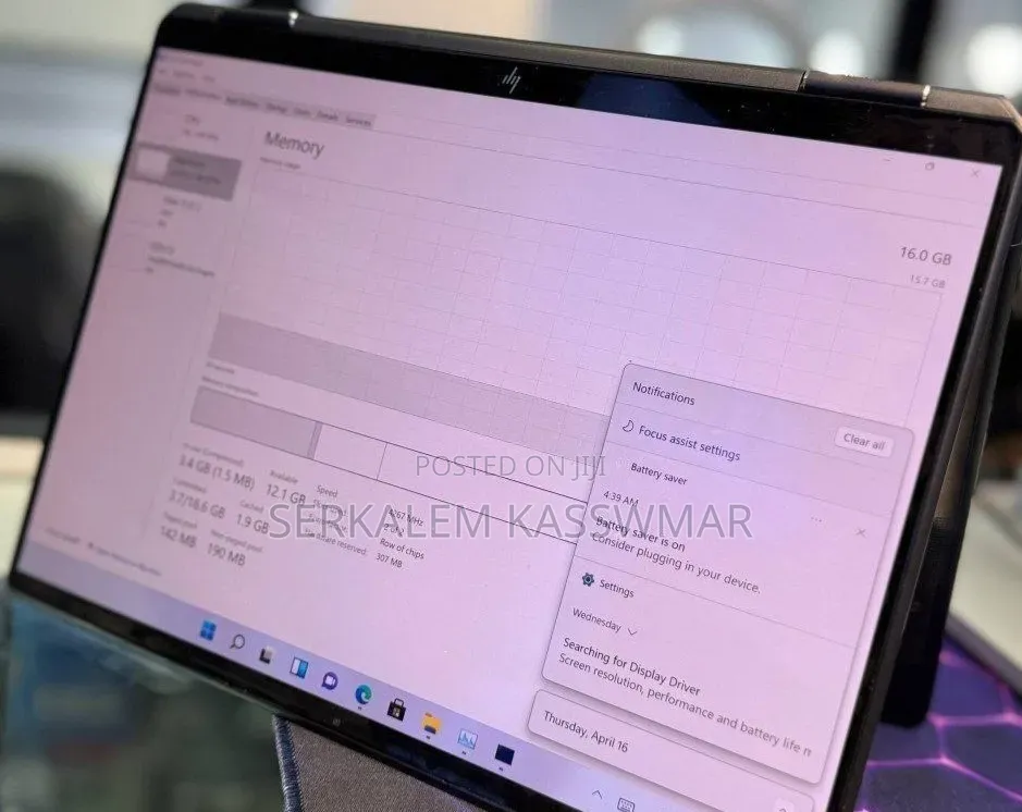 New Laptop HP Spectre X360 16GB Intel Core i7 SSD 1T