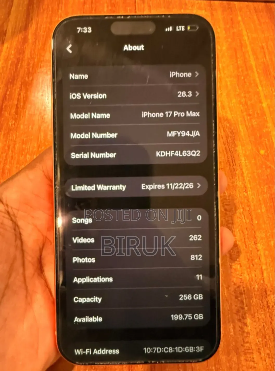 New Apple iPhone 17 Pro Max 256 GB Orange