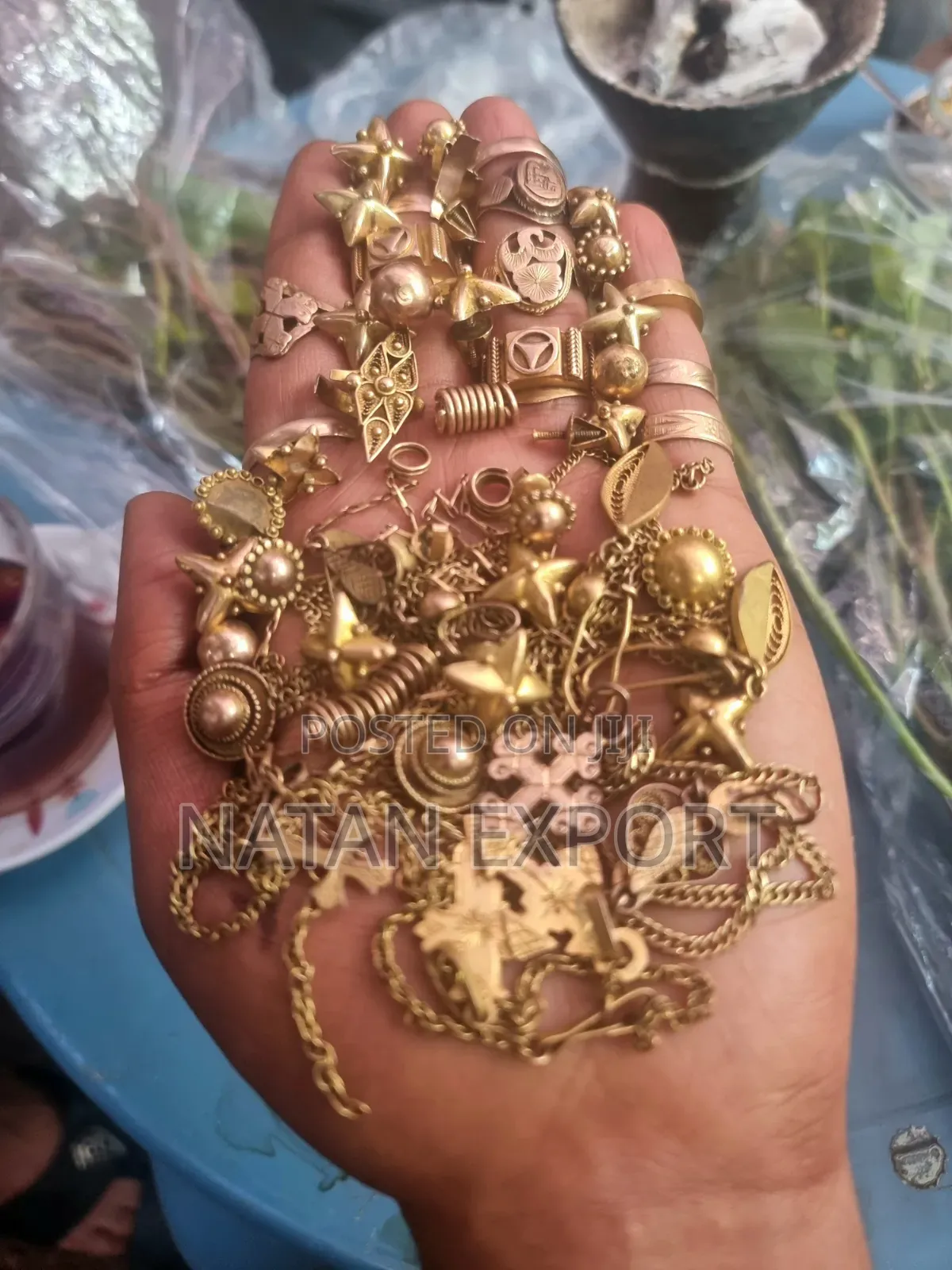የቆዩ እና ያገለገሉ የድሮ ንፁህ ወርቆች 14 ካራንት