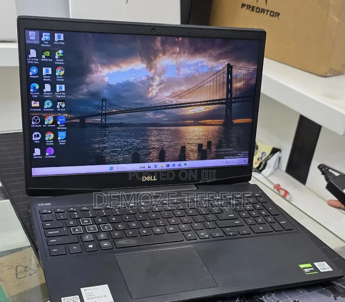 New Laptop Dell G15 5511 32GB Intel Core i7 SSD 512GB