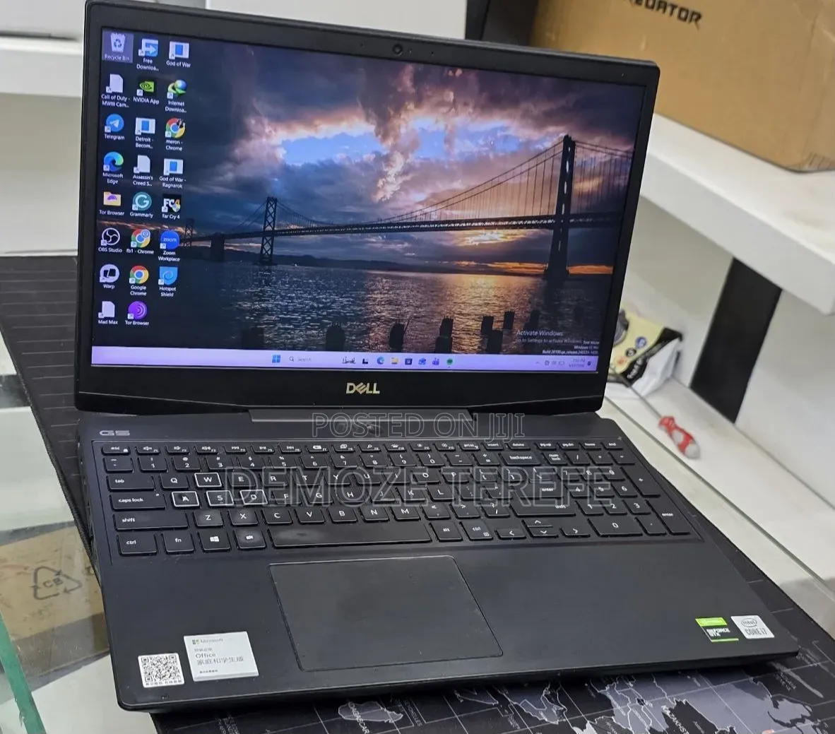 New Laptop Dell G15 5511 32GB Intel Core i7 SSD 512GB