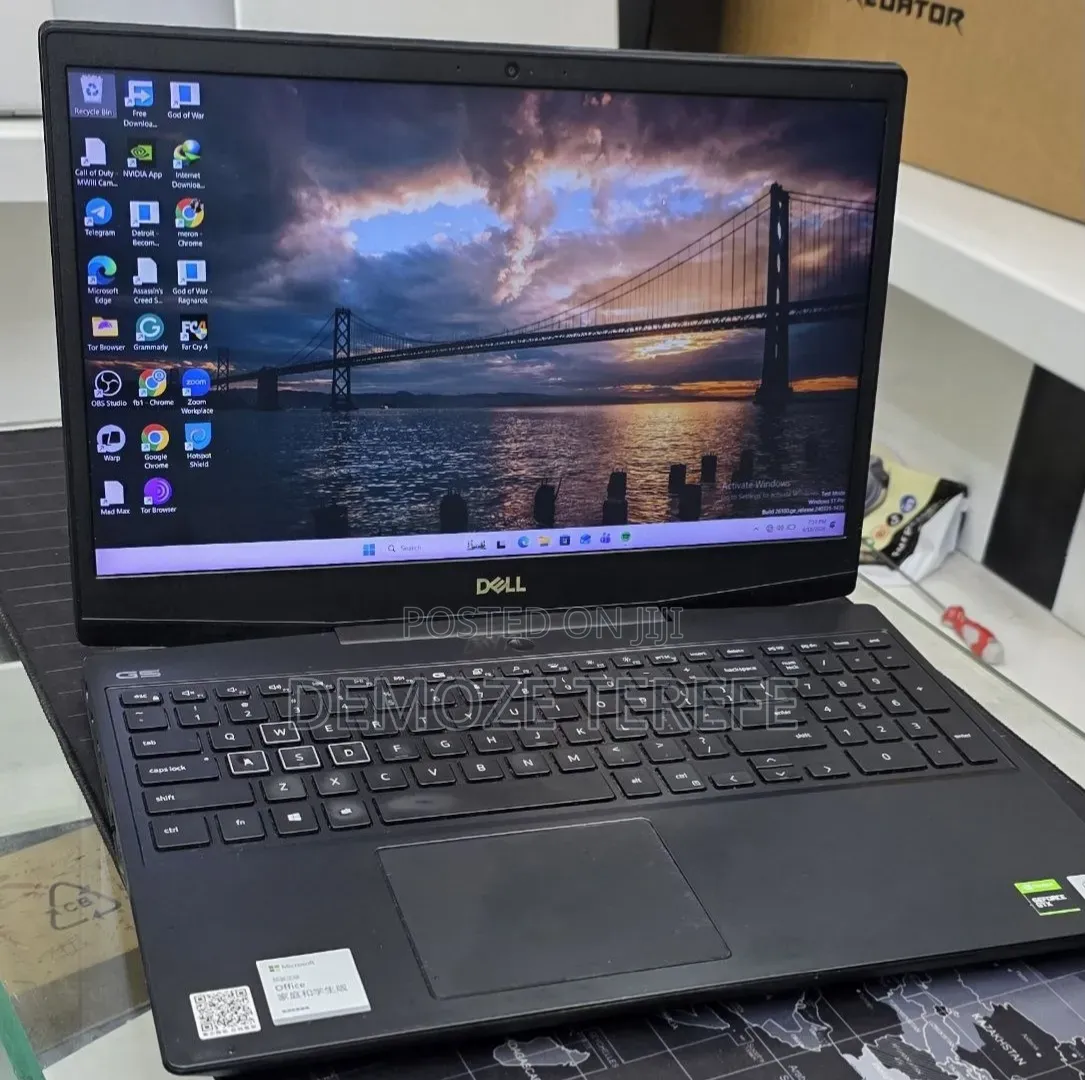 New Laptop Dell G15 5511 32GB Intel Core i7 SSD 512GB