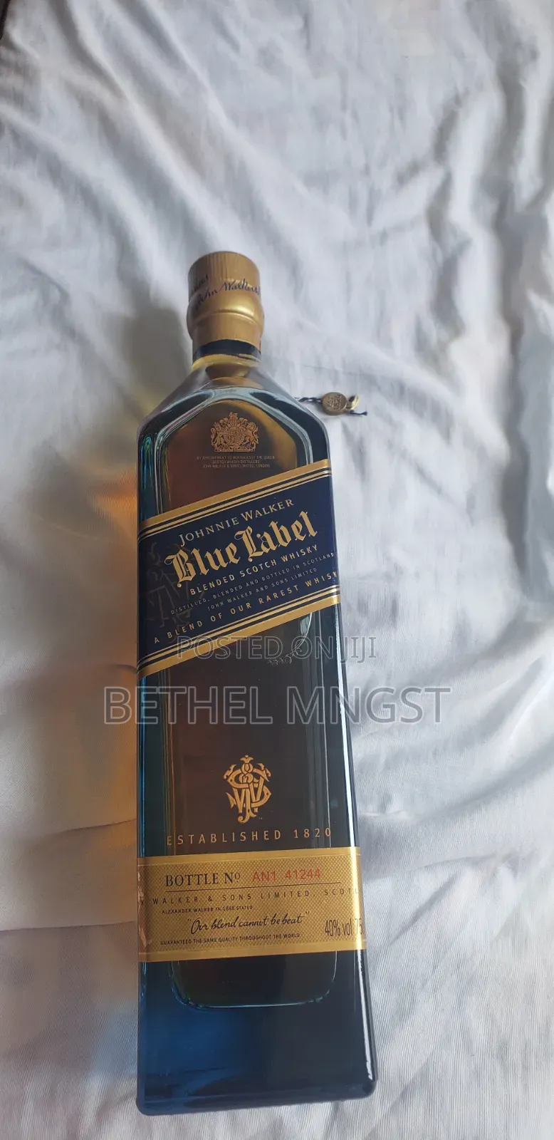 Johnnie Walker Blue Lable Whiskey