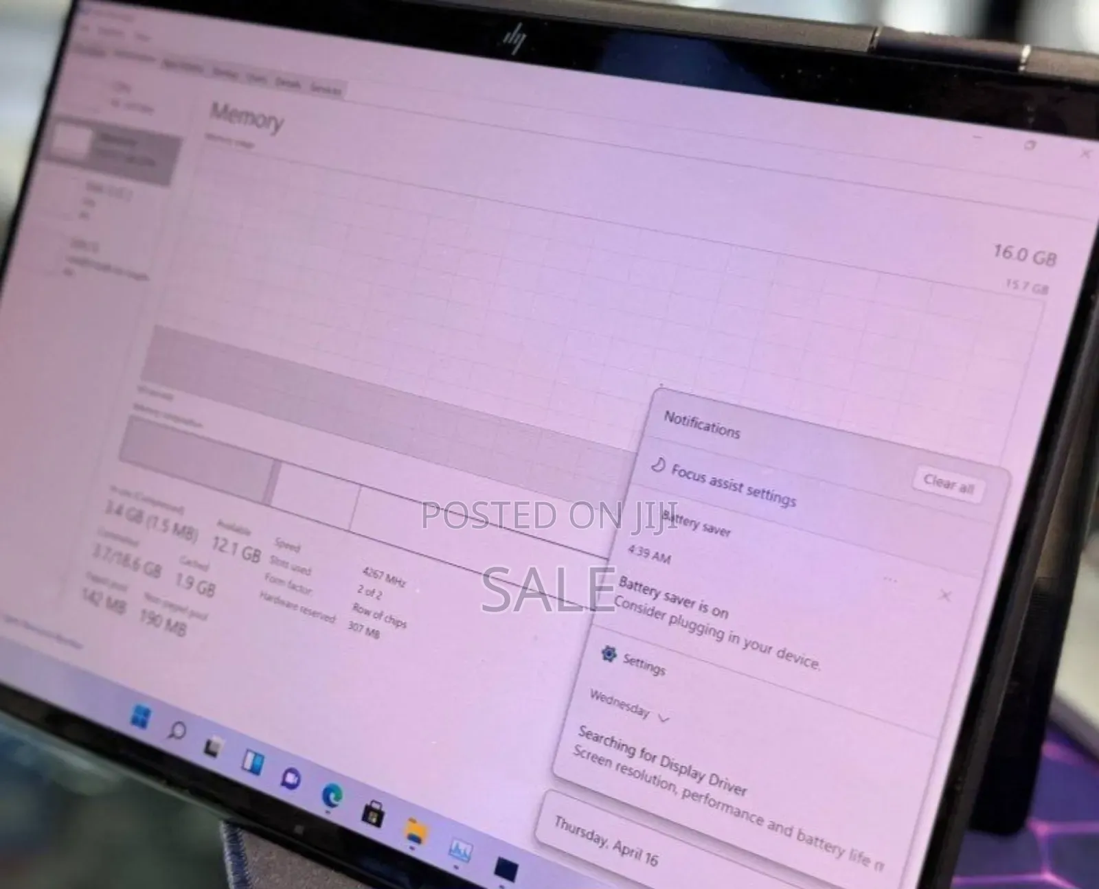 New Laptop HP Spectre 16GB Intel Core i7 SSD 1T