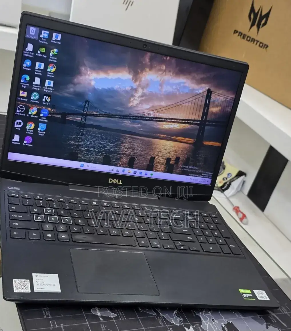 New Laptop Dell G15 5511 32GB Intel Core i7 SSD 512GB