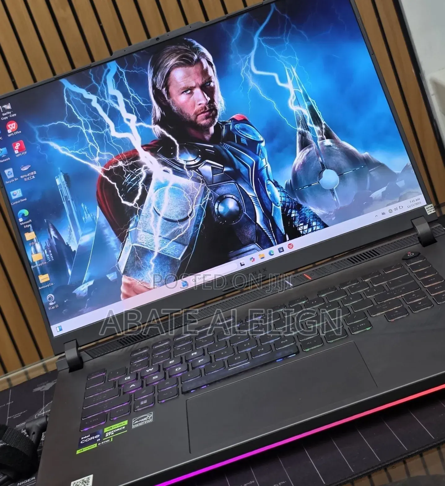 New Laptop Asus ROG Strix G15 16GB Intel Core i9 SSD 1T