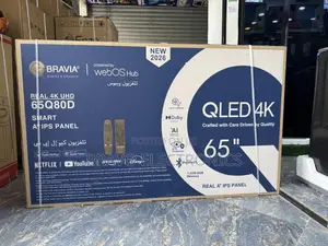 Bravia 65” Qled Tv | Webos Hub | Smart Frameless Display