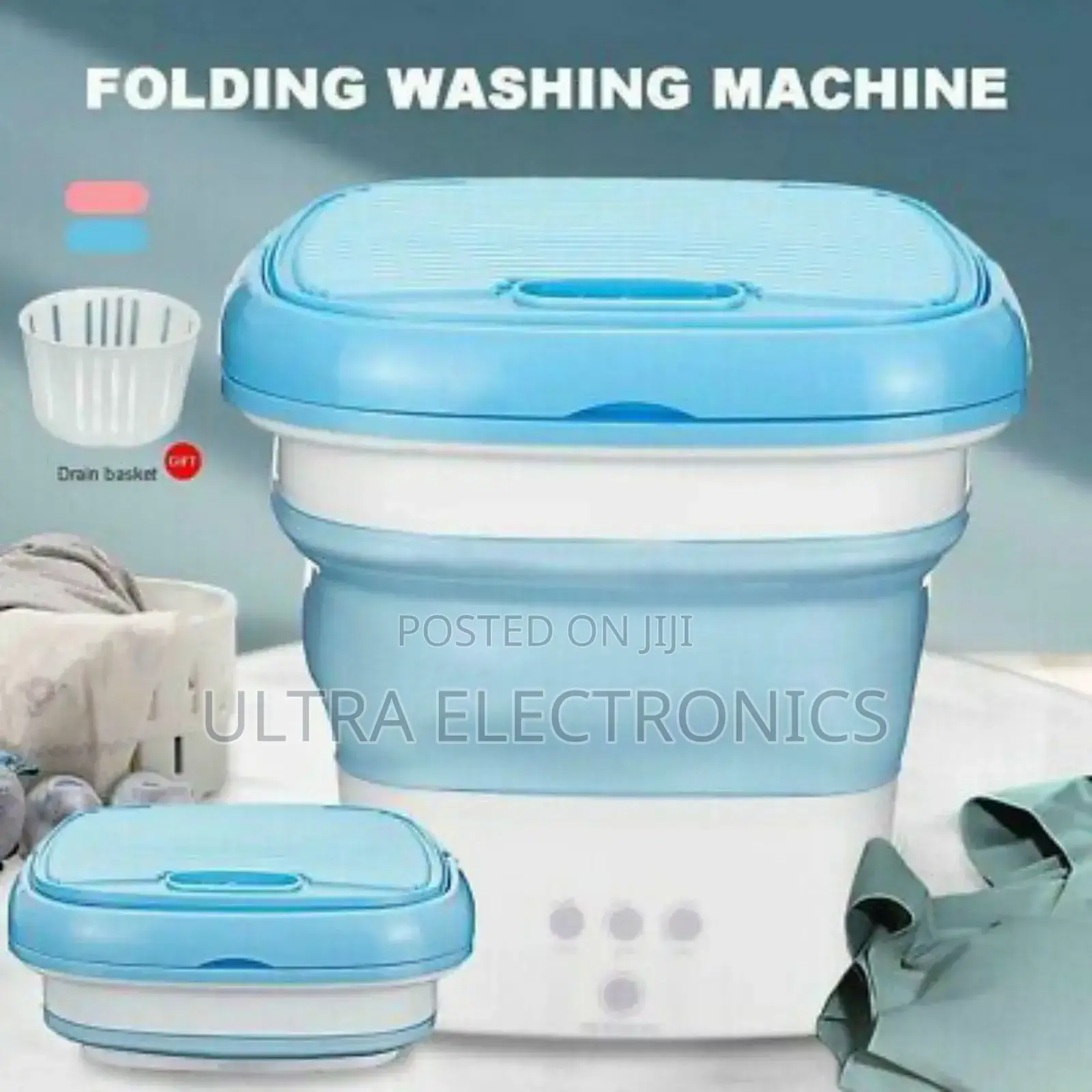 Foldable Mini Portable Washing Machine Designed