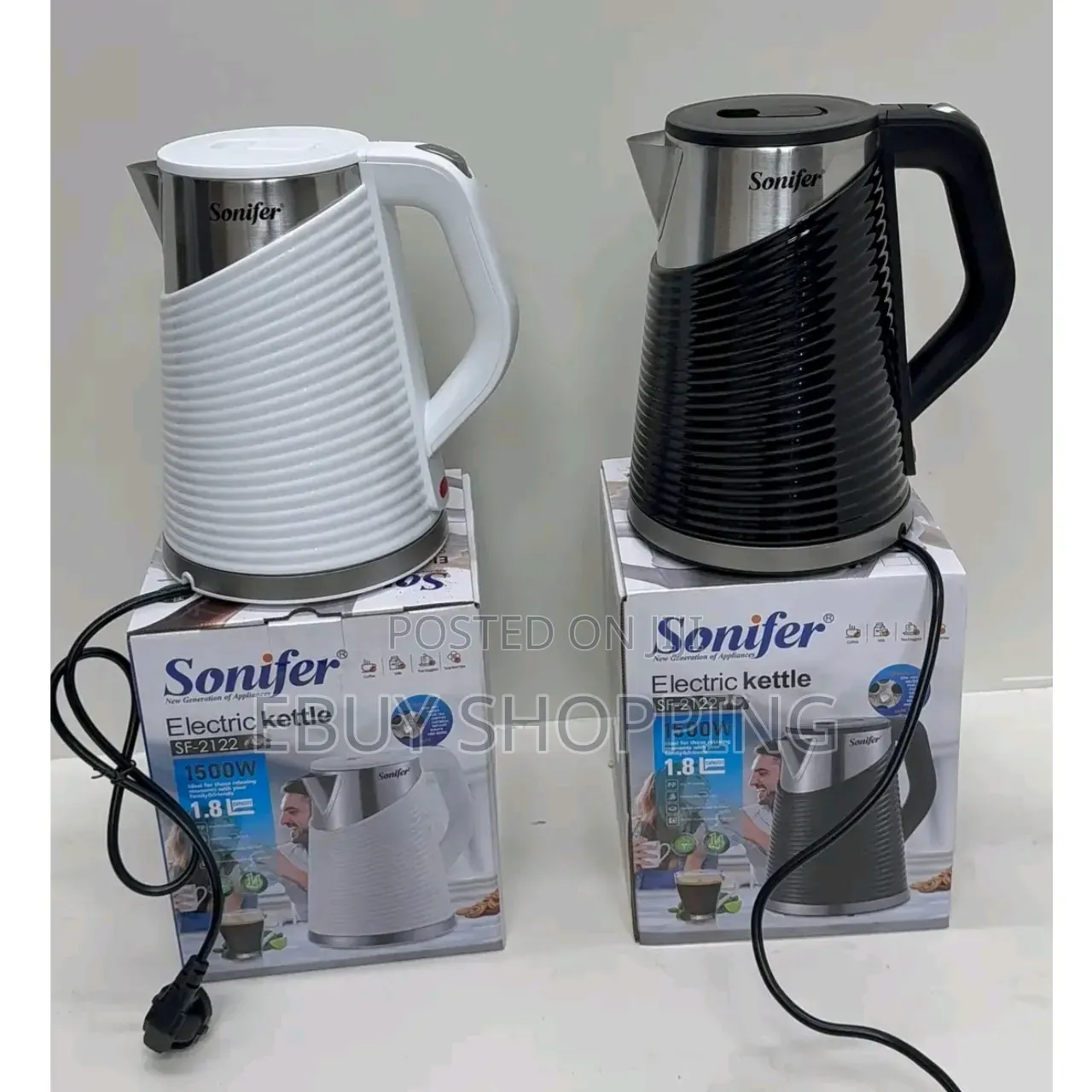 Sonifer Sf-2122 Swivel Base Kettle for Left or Right Hand Use