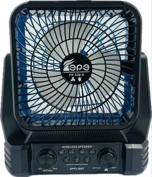 Wireless Speaker Fan Tepe Fp-336-S Solar-Powered . Functionality:
