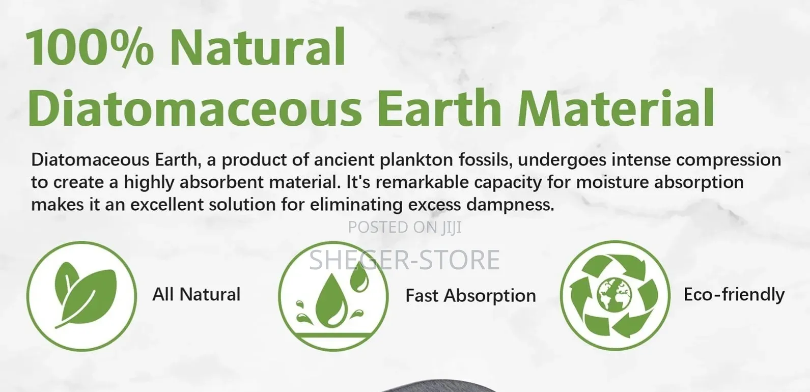 High Quality Diatomaceous Earth Bath Mat