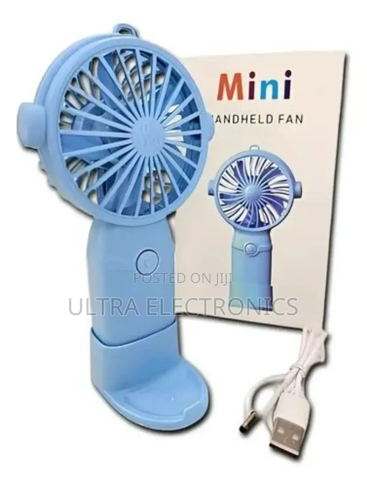 Fan Mini Handheld , Featuring a Detachable Base for Desktop Use.