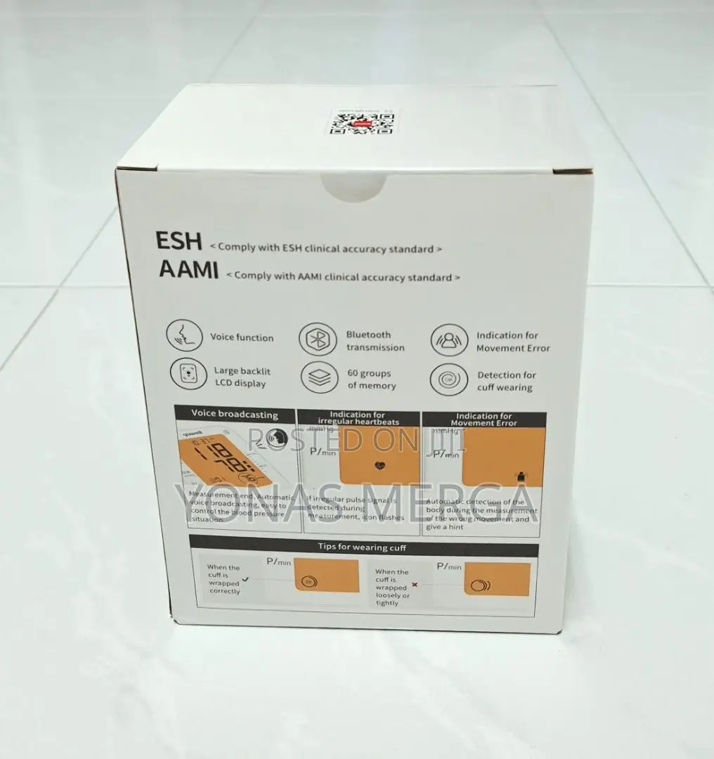 Bp Monitoring品bp Range, With Time and Date Display for 2 Person Usage.