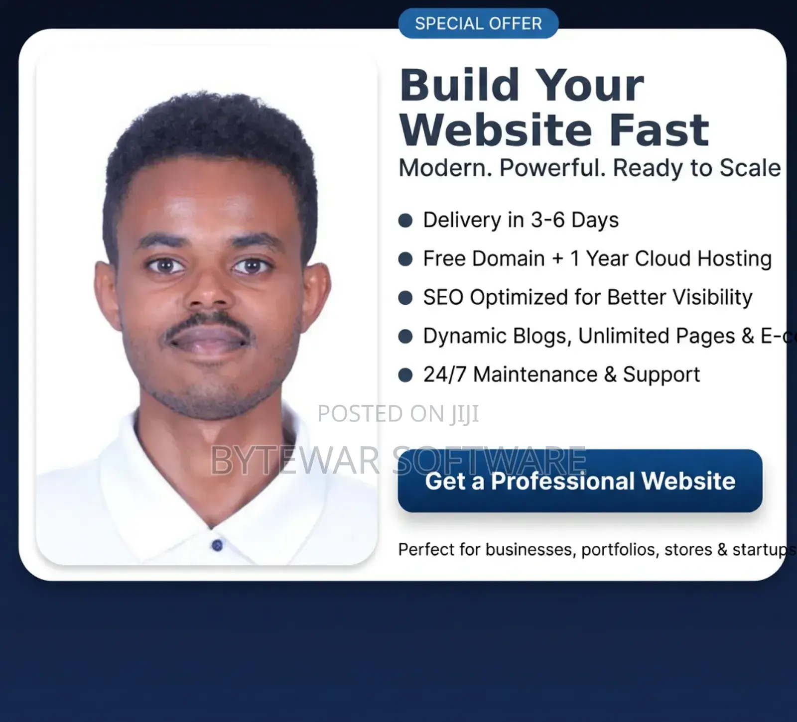 Build Your Professional Website (Web App) Fast