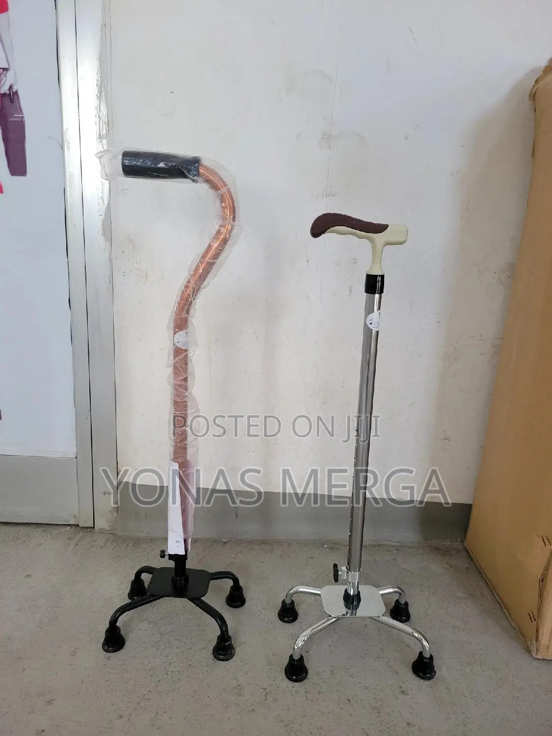 Luminum(Copper) Four Leg Shaped Walking Stick