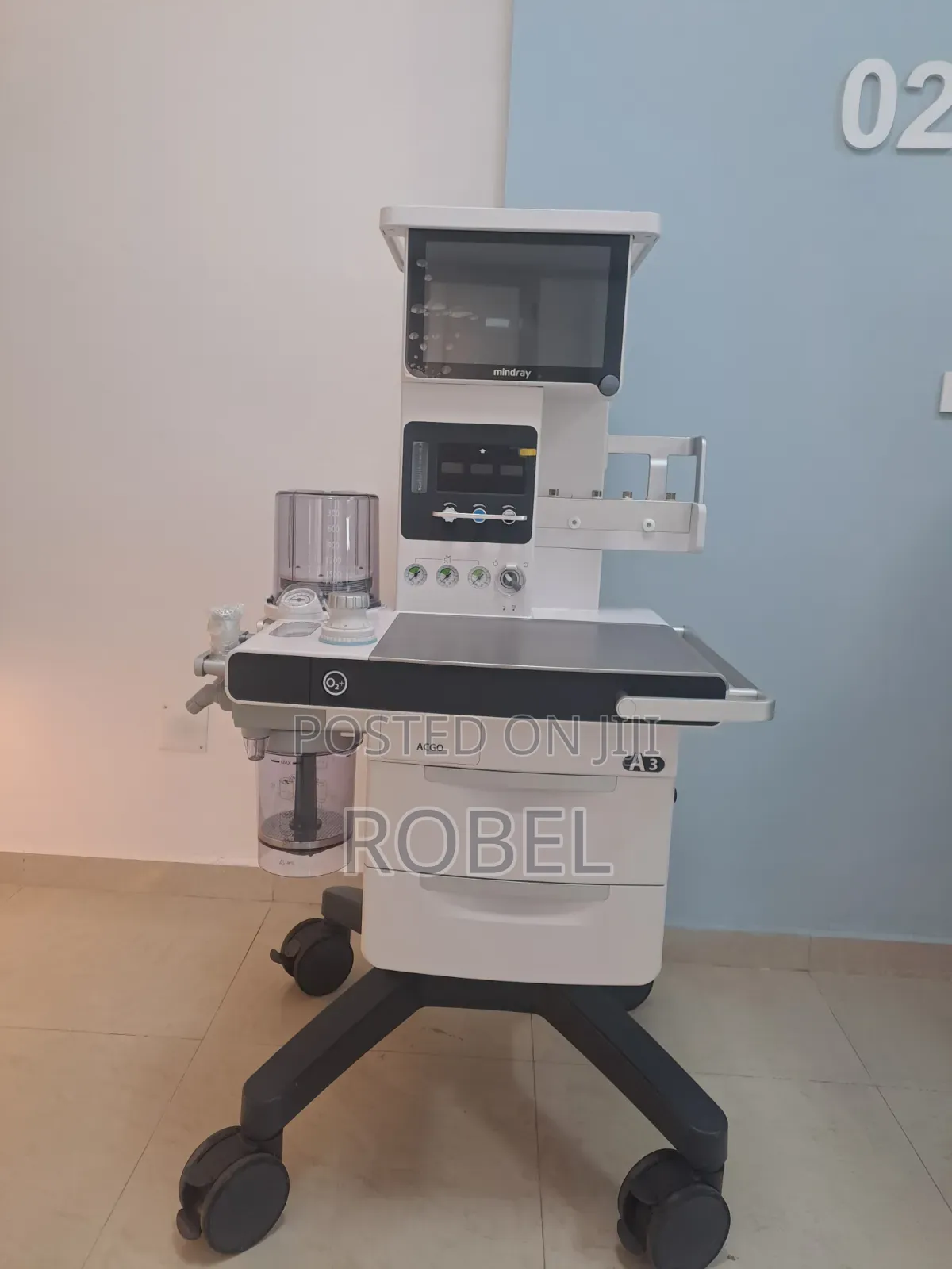 A3 Anesthesia Machine With Adult/Pediatric Breathing Cir + Co2 Module