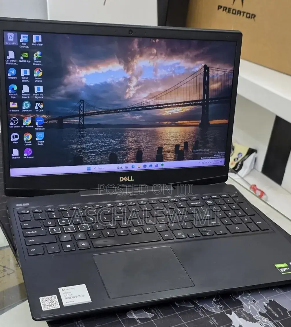 New Laptop Dell G15 5511 32GB Intel Core i7 SSD 512GB