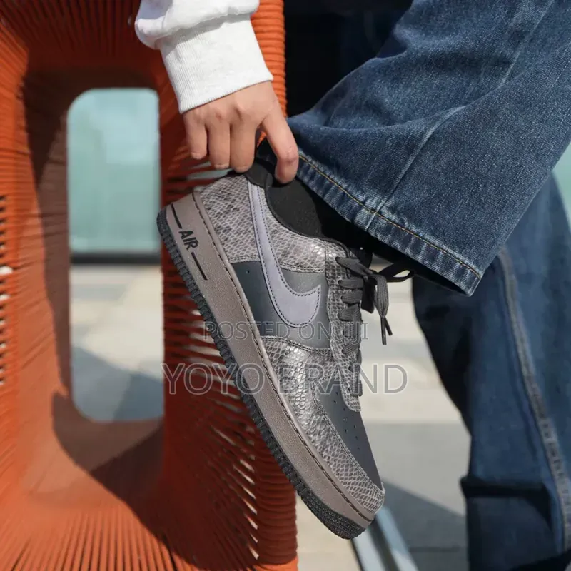 Nike Air Force 1 Low "Off Noir Snakeskin"Fashion Shoes