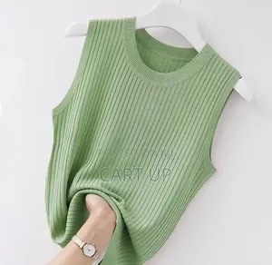 Knitted Womens Cute Vest Top