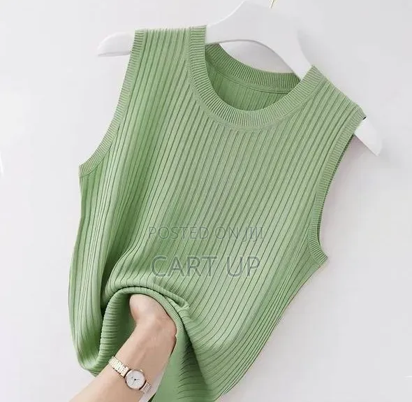 Knitted Womens Cute Vest Top