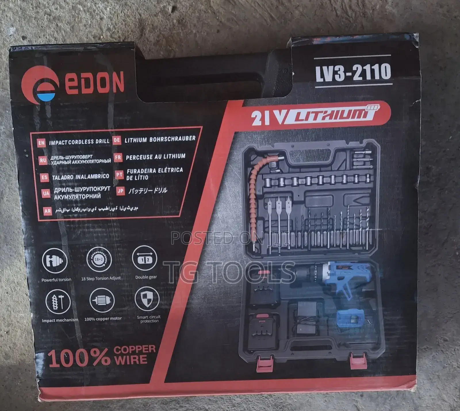 Edon Impact Cordles Drill