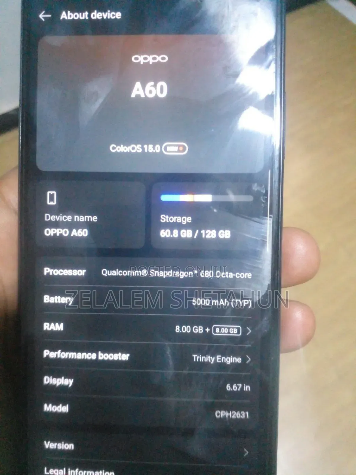 Oppo A60 128 GB Purple