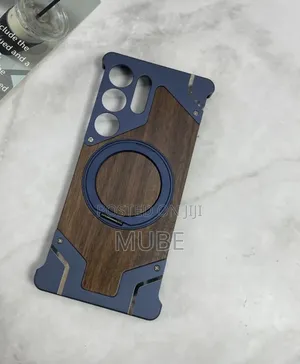 Wood Metal Case Samsung S22 Ultra