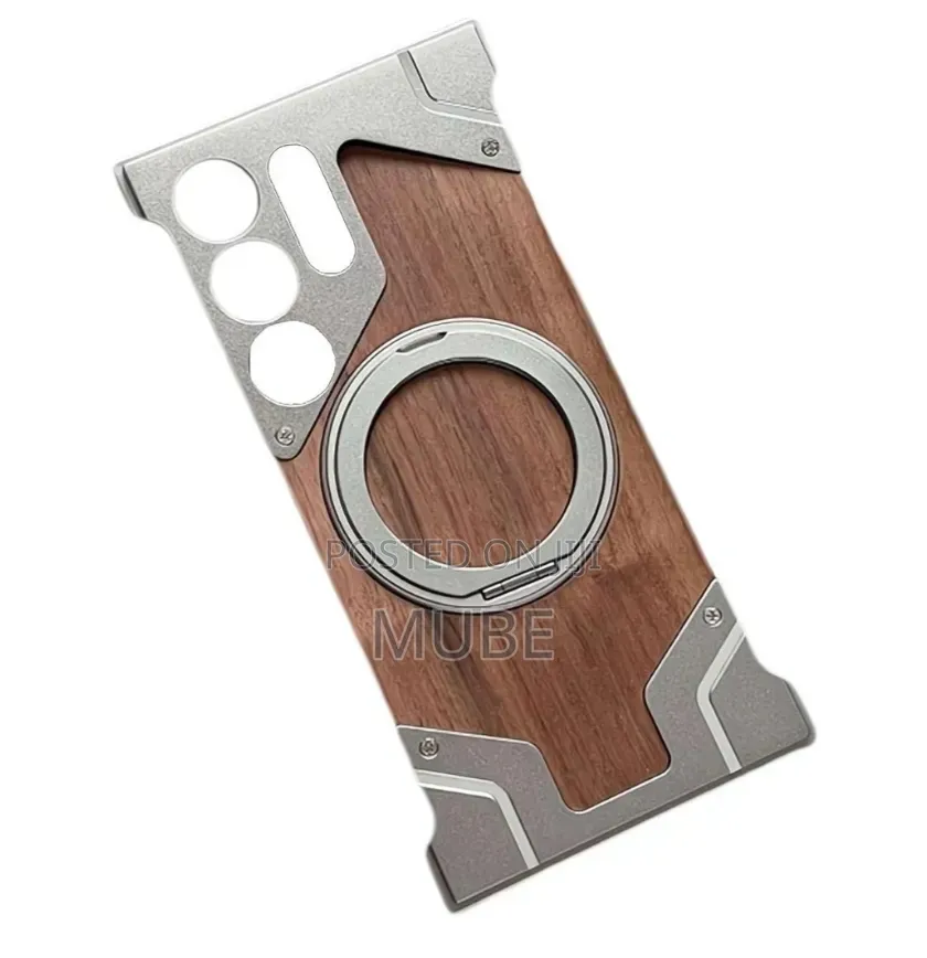 Premium Walnut Wood Armor Case – S24 Ultra