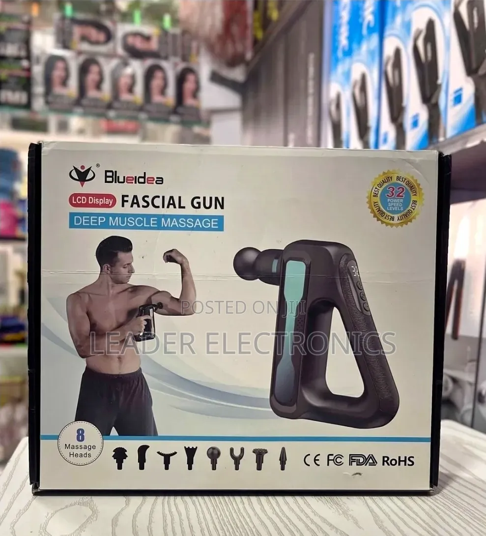 Fascial Gun– 8 Heads, Deep Tissue, Rechargeable | Addis Ababa
