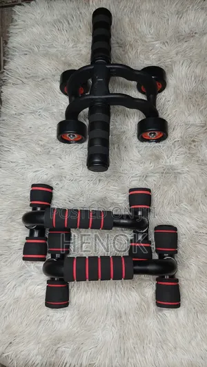Ab Roller Wheel and Push Up Board