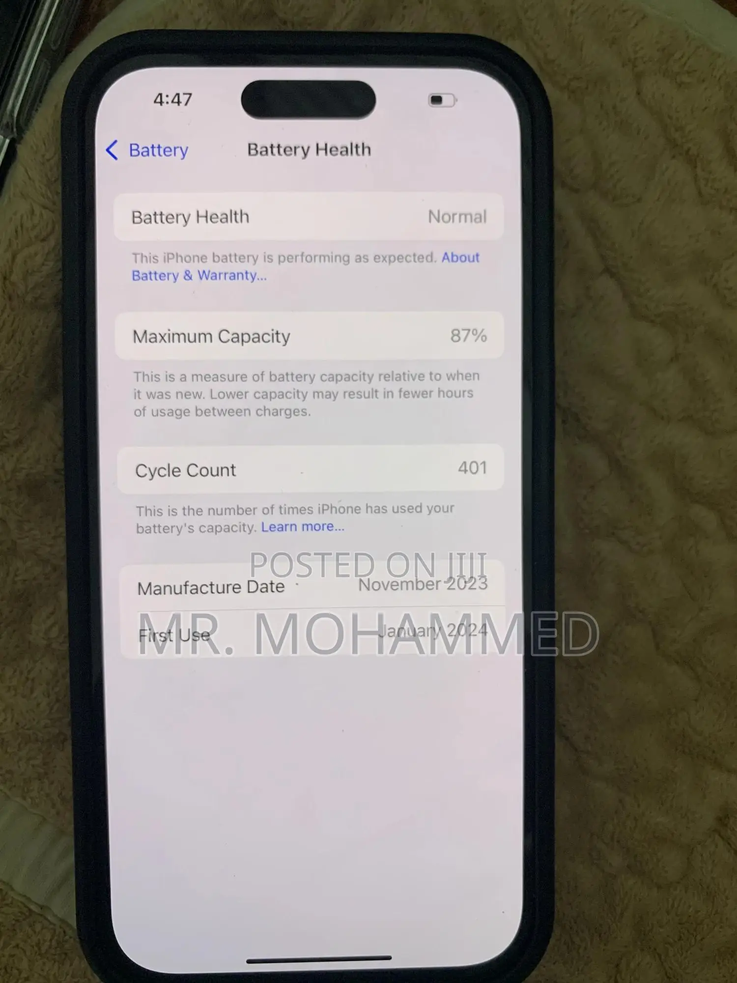 Apple iPhone 15 128 GB Black