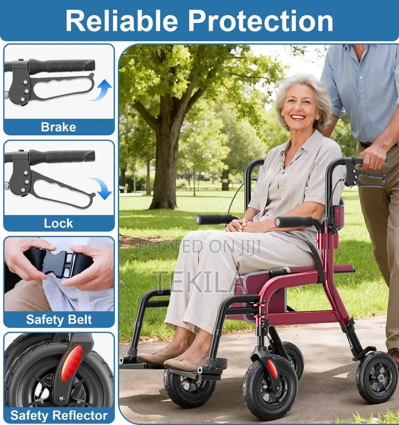 Homeland 2 in 1 Walker and Seater Wheelchair