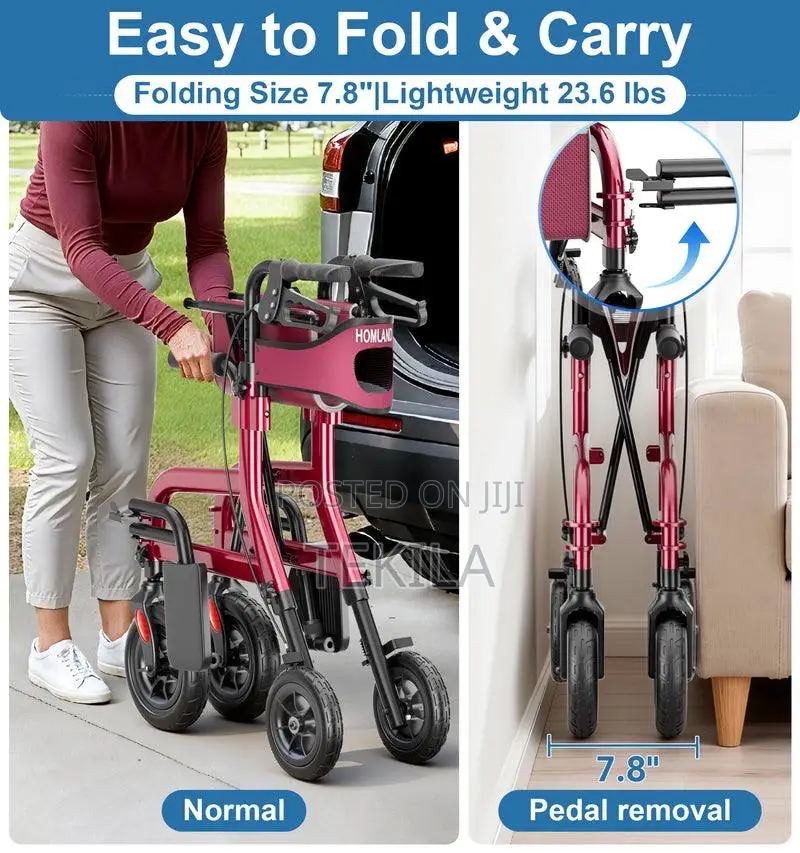 Homeland 2 in 1 Walker and Seater Wheelchair