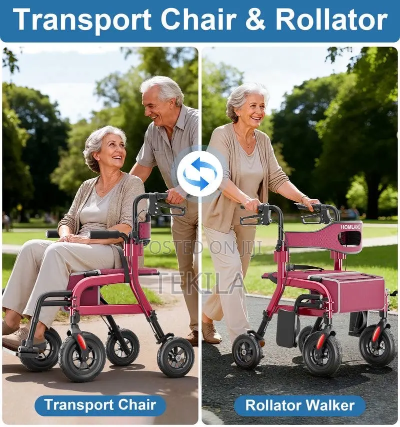 Homeland 2 in 1 Walker and Seater Wheelchair