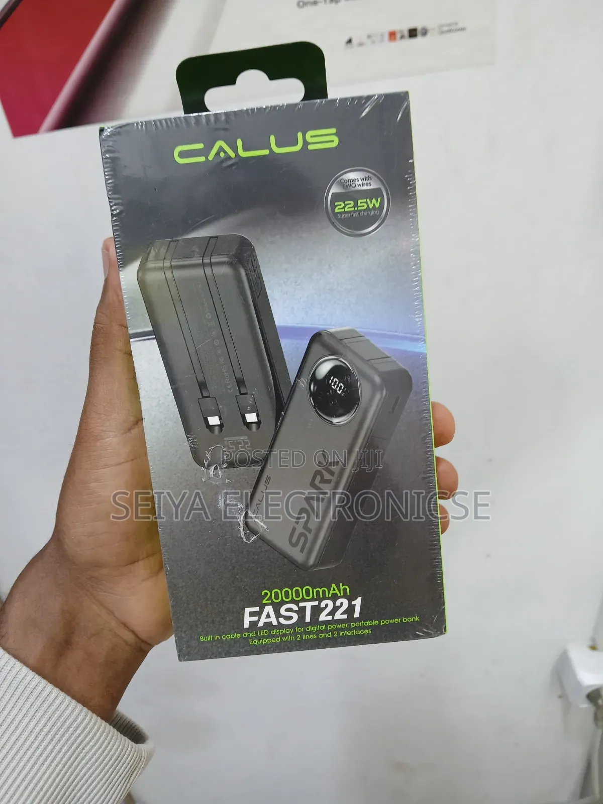 Calus Power Bank. 20,000mah Fast-Charging 22.5w With Four Cable