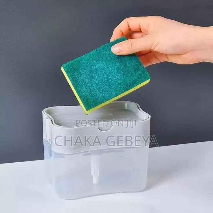 2‐In‐1 Dish Soap Pump Scrubber – Kitchen Sink – Ethiopia