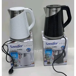 Sonifer Sf-2122 Sleek Black/Steel Finish Kitchen Kettle