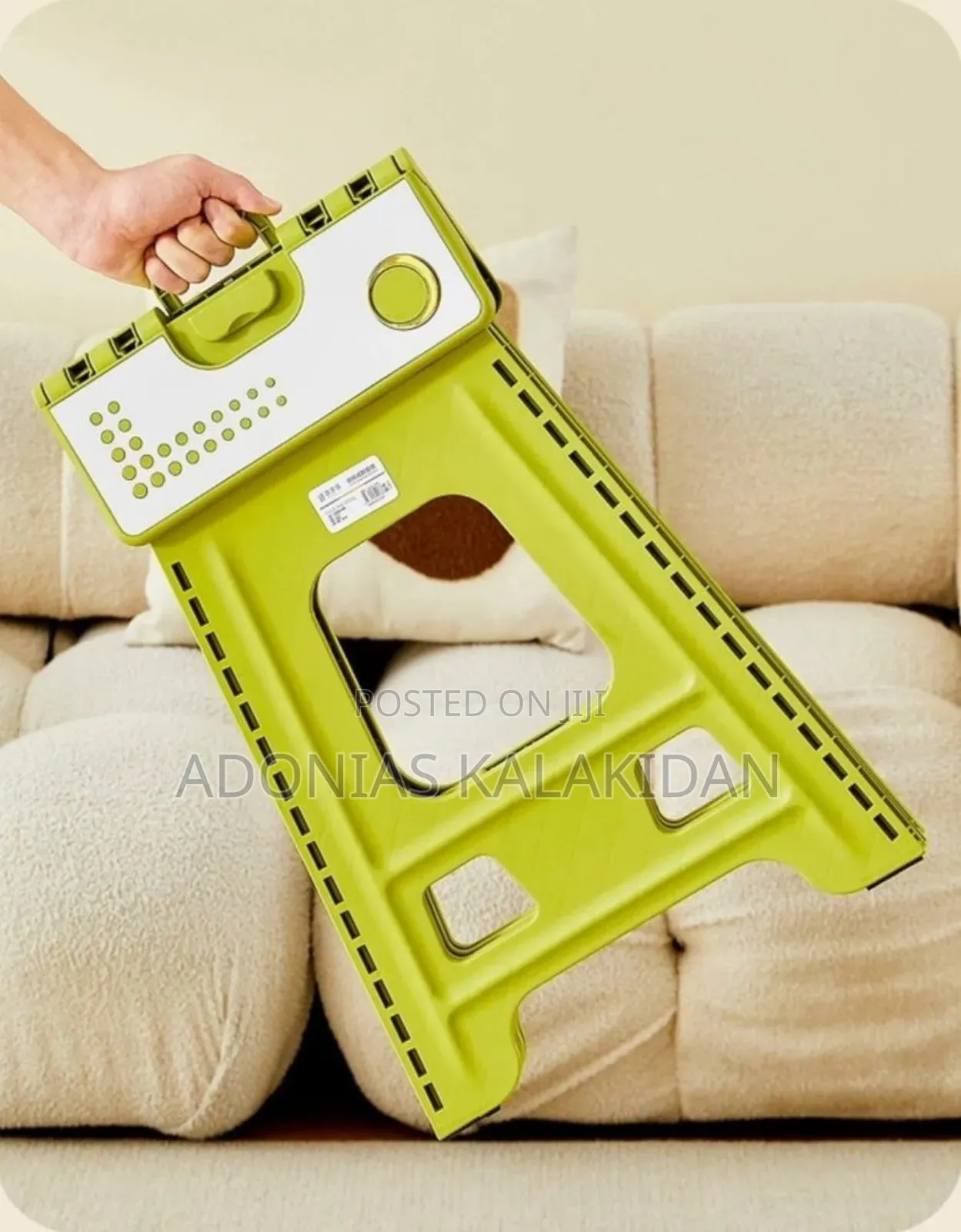 Large Size Portable Folding Stool (ትልቁ ተጣጣፊ ወንበር)