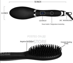 Pro Gemei Professional Hair Straightner Brush