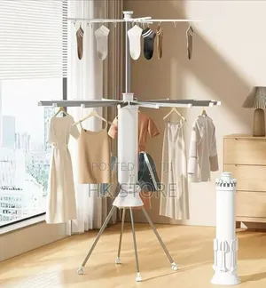 Octopus Folding Clothes Rack ዘመናዊ ተሽከርካሪ የልብስ ማስጫ