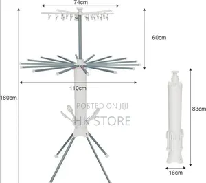 Octopus Folding Clothes Rack ዘመናዊ ተሽከርካሪ የልብስ ማስጫ