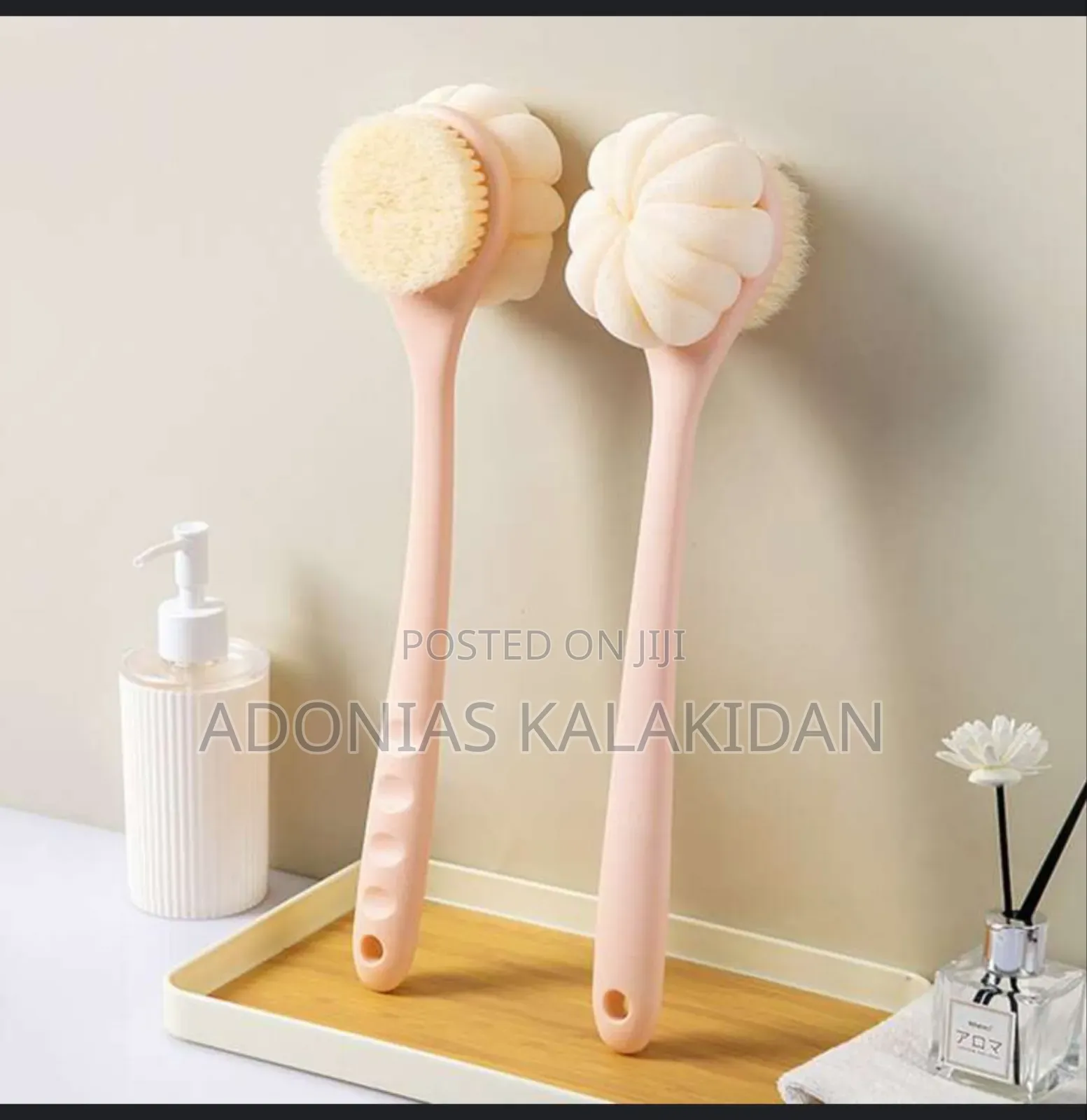 Long Handheld Double Sided Bath Brush