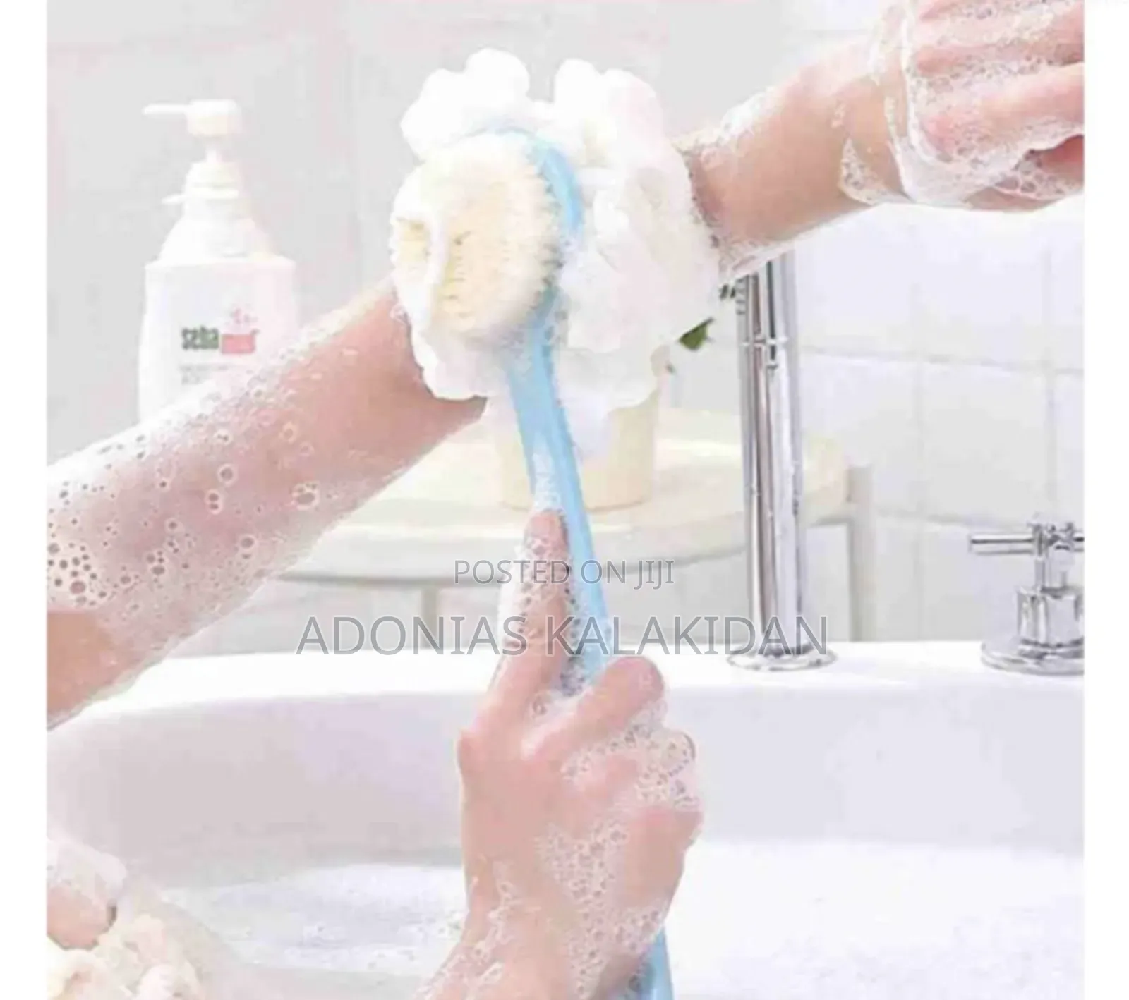 Long Handheld Double Sided Bath Brush